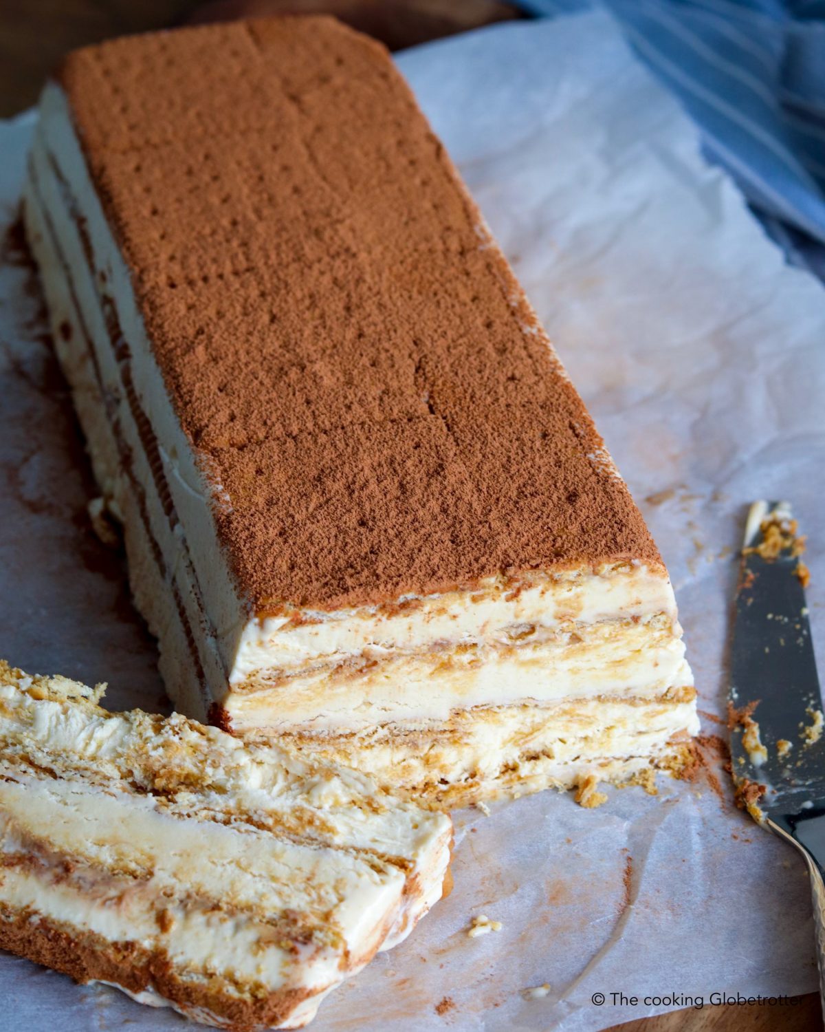 Frozen Tiramisu' - Coffee Cream Parfait | The cooking Globetrotter