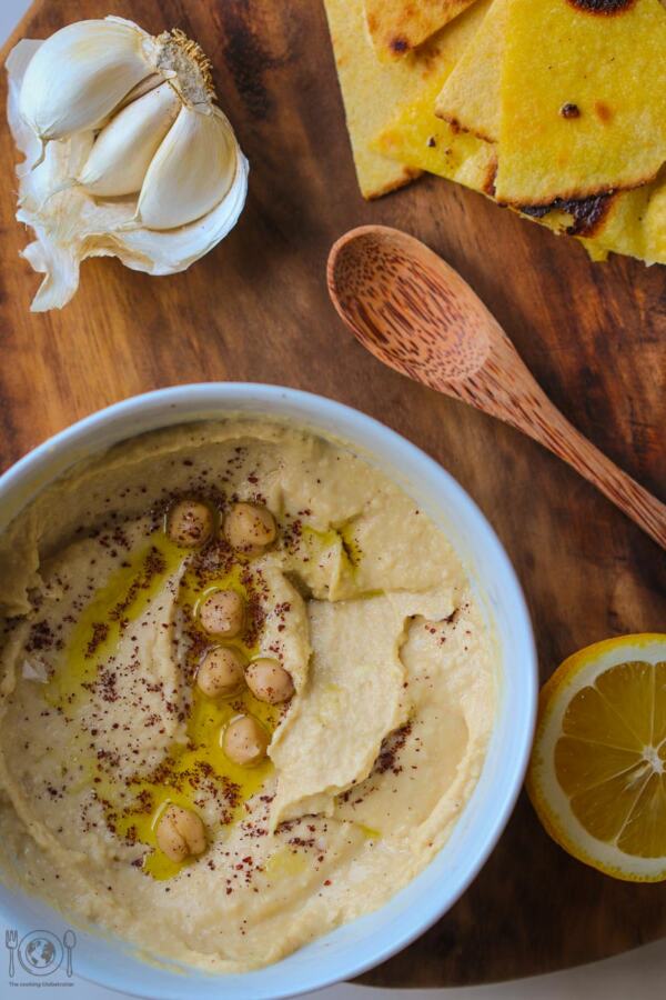 Find out the secrets for making a perfectly creamy and delicious Hummus, a simple middle eastern dip made with chickpeas and a couple more ingredients