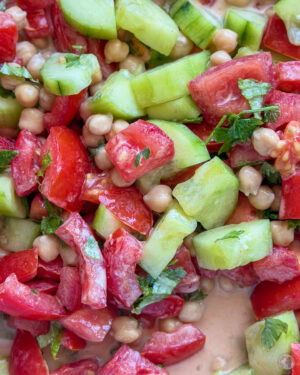 Kichererbsensalat orientalisch
